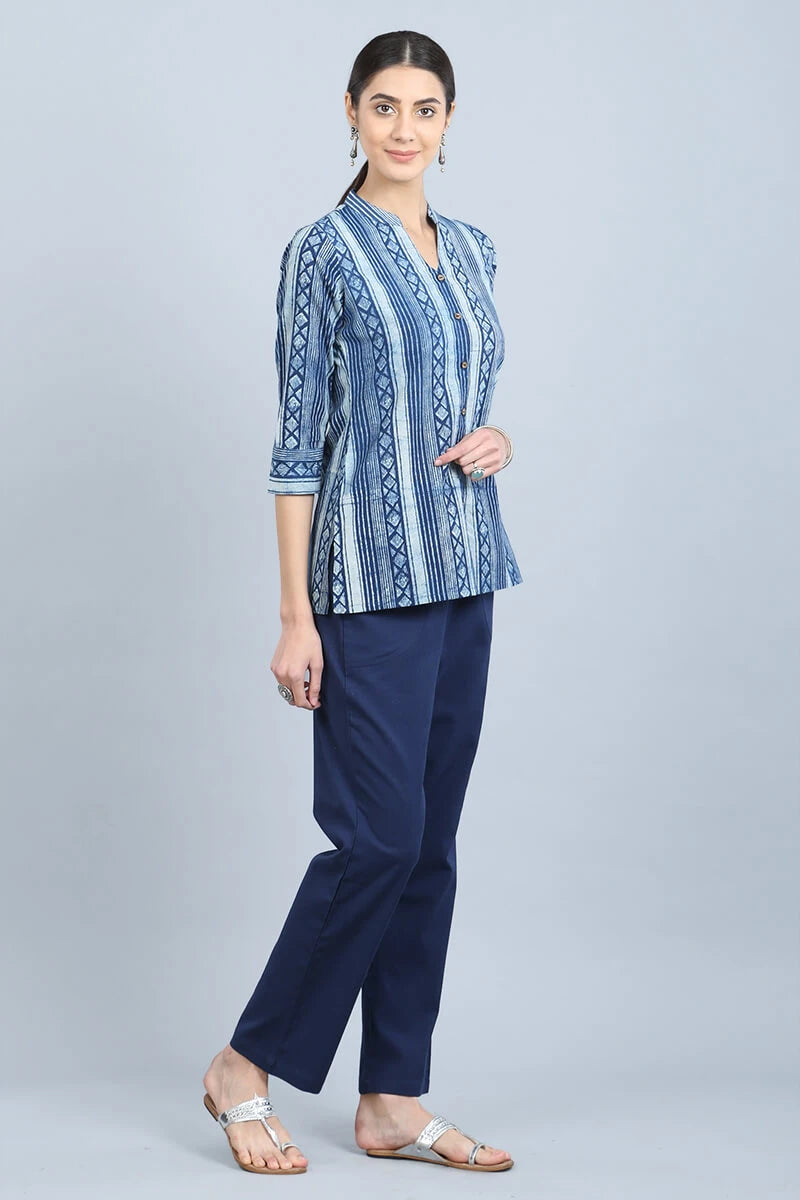 Shahin Indigo Stripe Shirt