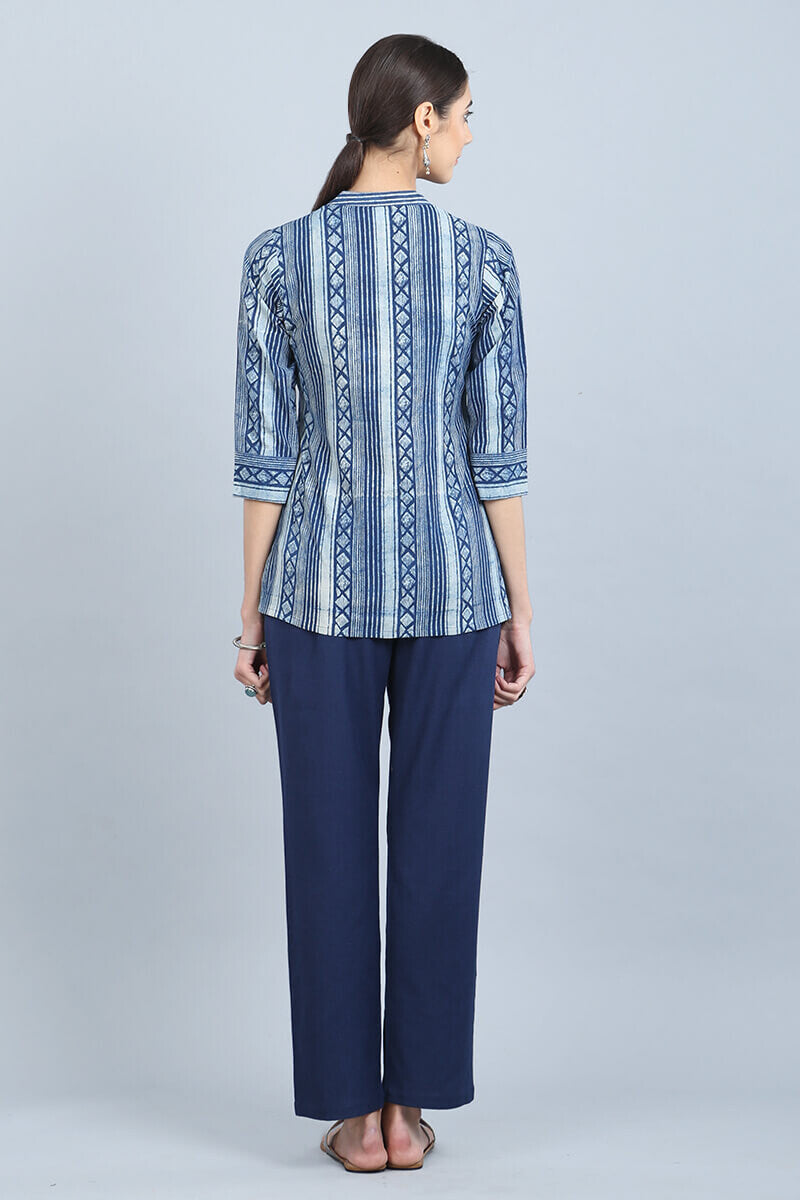 Shahin Indigo Stripe Shirt