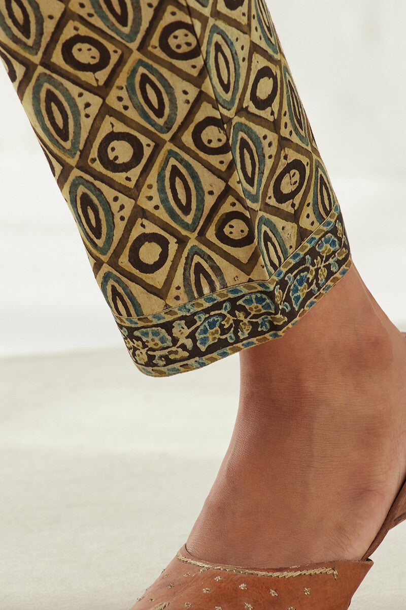 Sehra Zahira Ajrak Narrow Pants