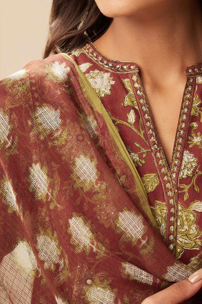 Sehra Layla Bagru Kota Dupatta