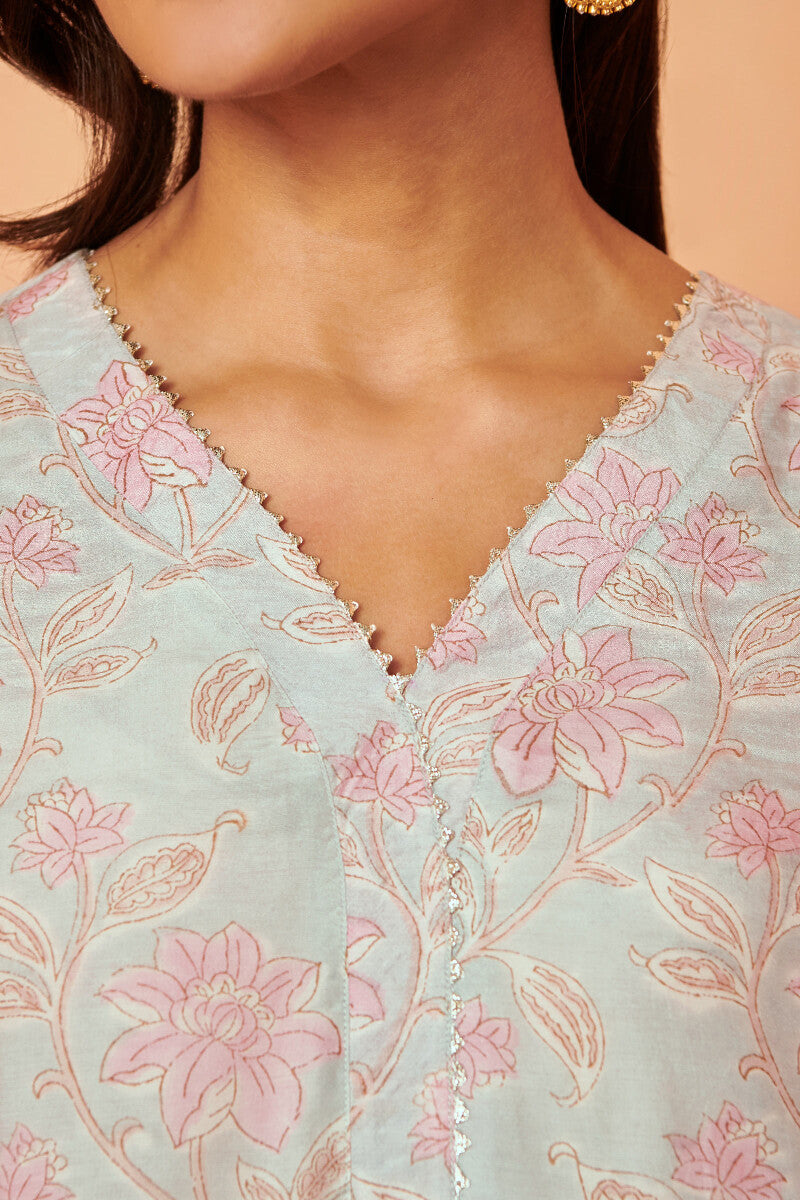 Shirin Zara Sanganeri Modal Kurta