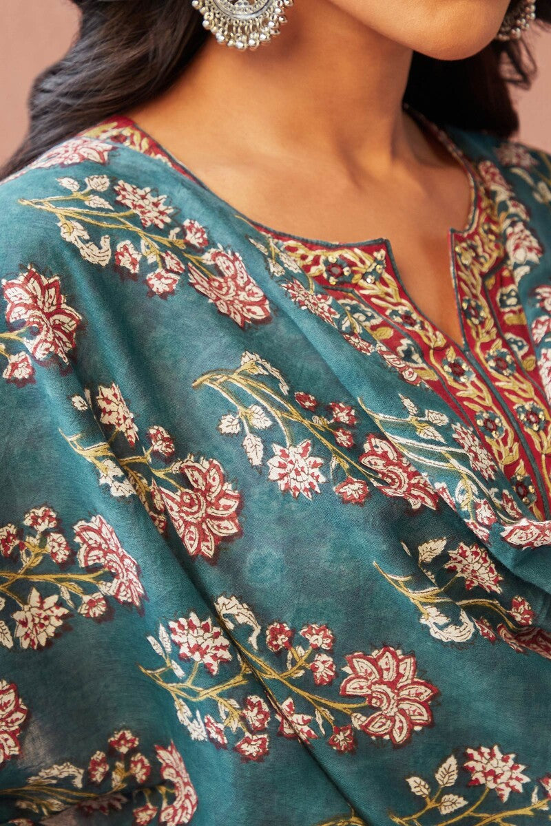 Gauhar Ruhi Sanganeri Dupatta