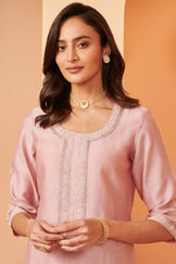 Shirin Farheen Chanderi Kurta