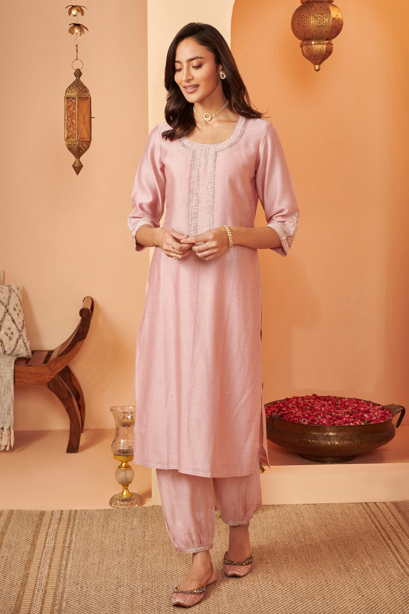 Shirin Farheen Chanderi Kurta