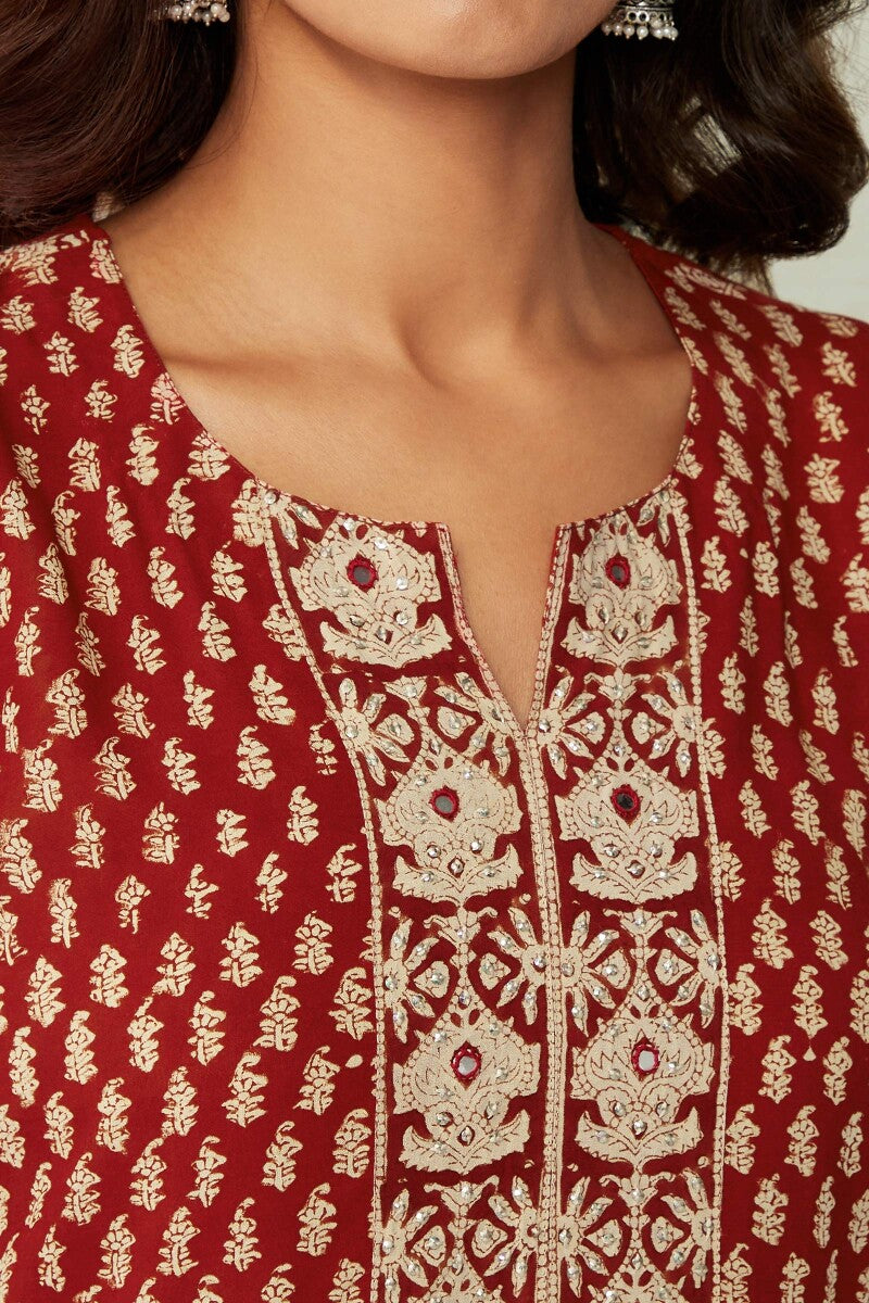 Sehra Inaya Bagru Kurta