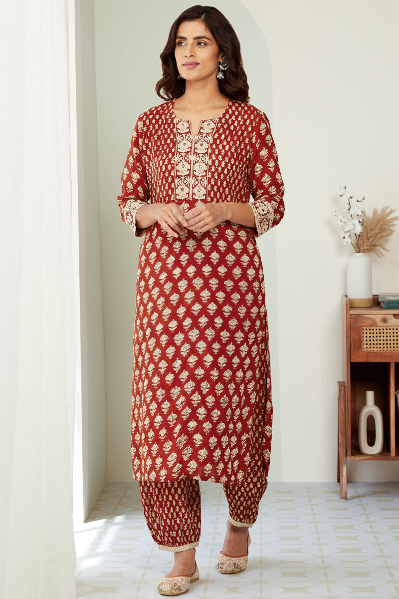 Sehra Inaya Bagru Kurta