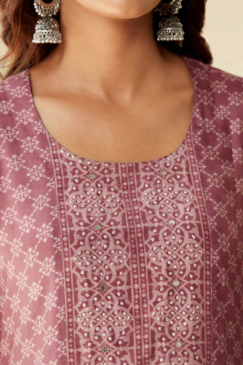 Gauhar Samaira Pink Kurta