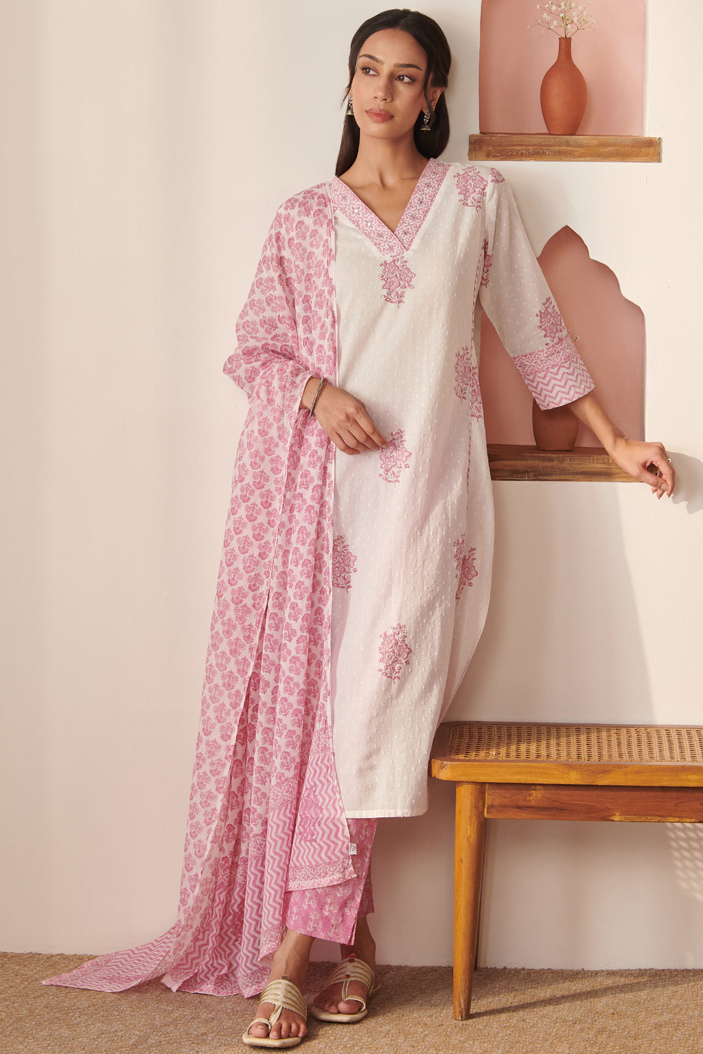 Rosheen Asfiya Sanganeri Kurta