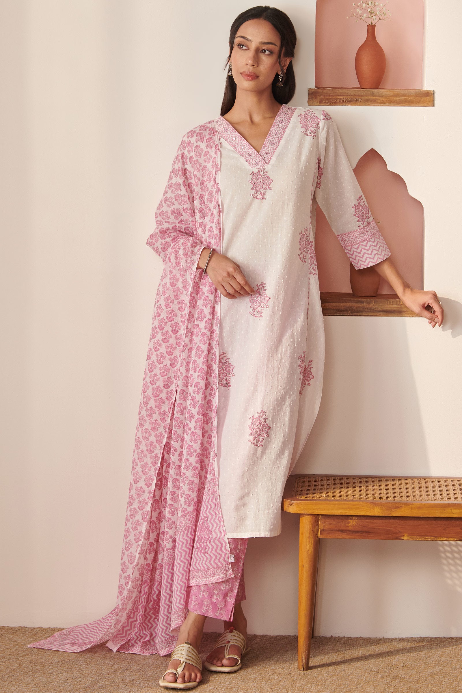 Rosheen Asfiya Sanganeri Kurta