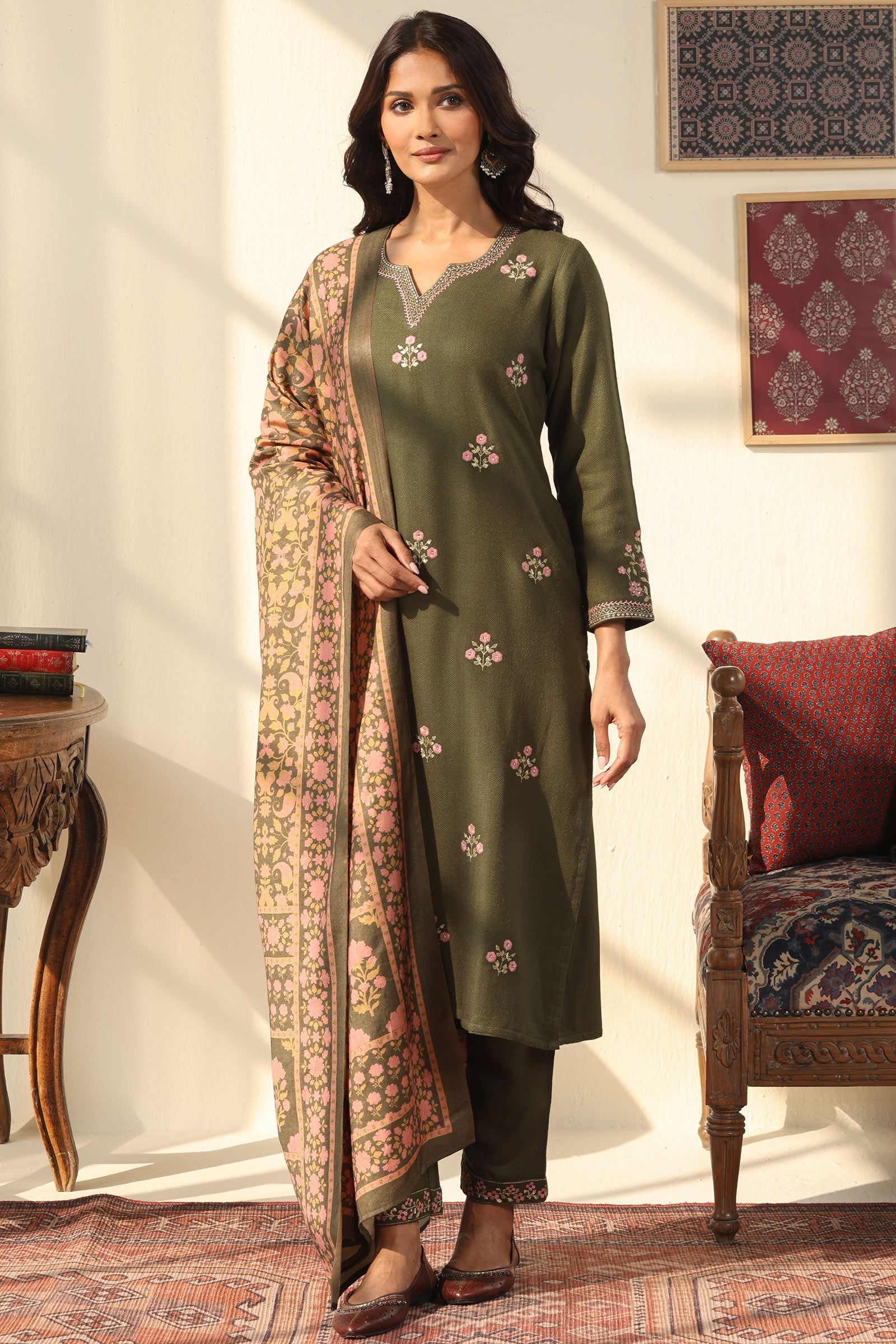 Surplus: Naadirah Parisa Faux Wool Kurta