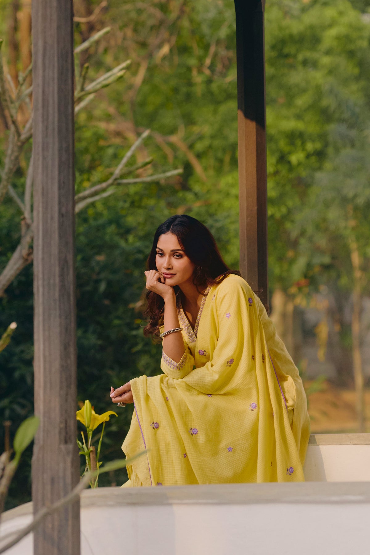 Mehraab Zaina Yellow Kurta