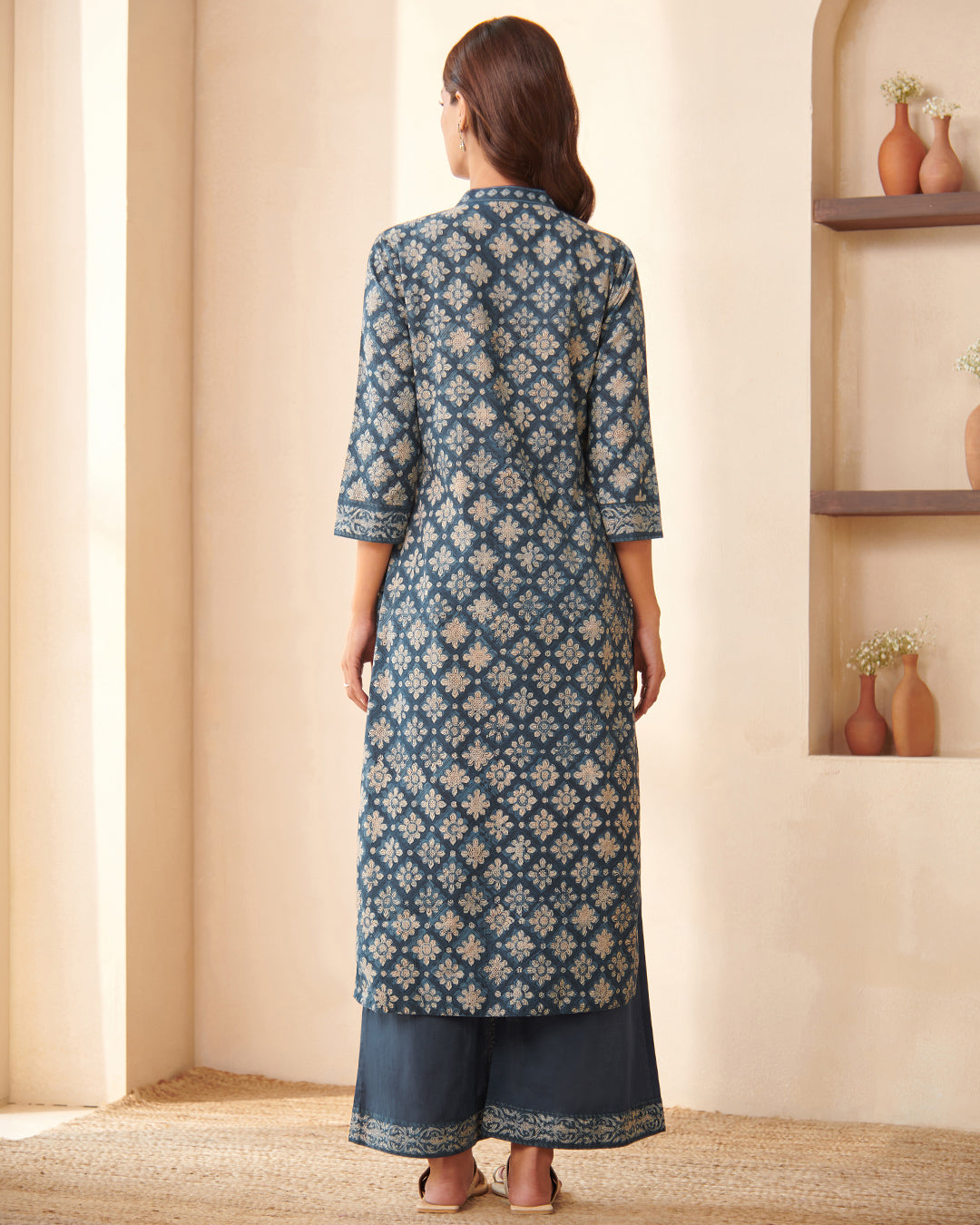 Sehra Afsana Bagru Dabu Kurta