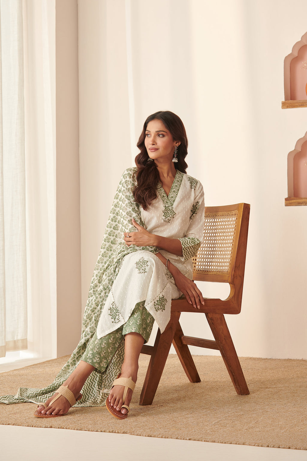 Rosheen Saher Sanganeri Kurta