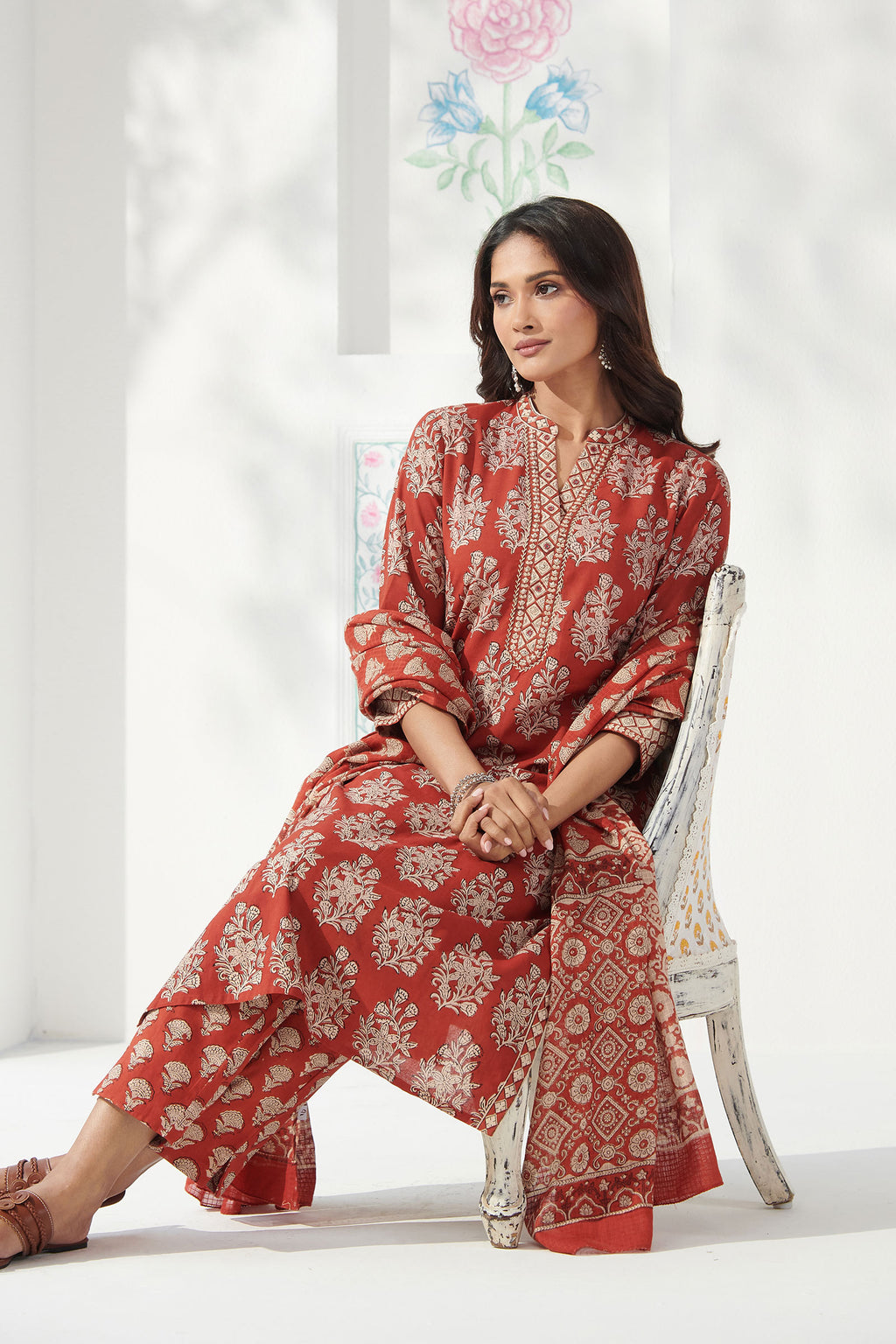 Surplus: Sehra Fazeen Bagru Kurta