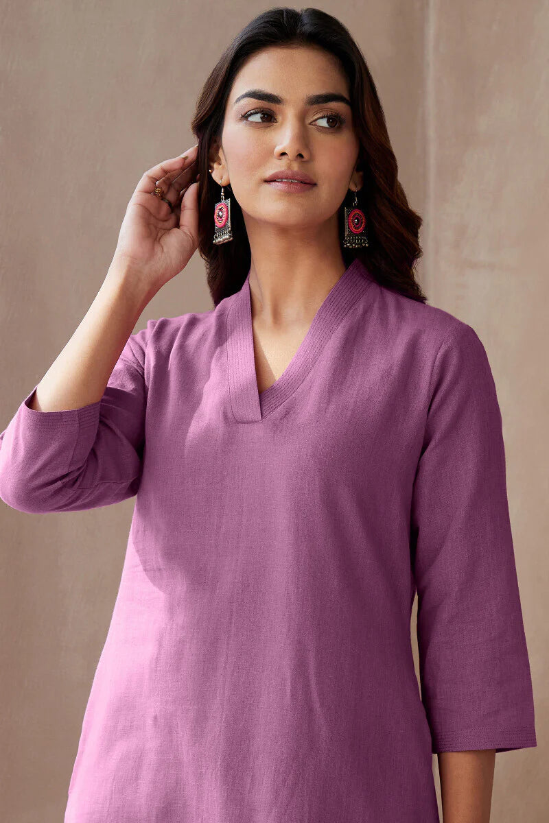 Roza Seher Orchid Purple Kurta