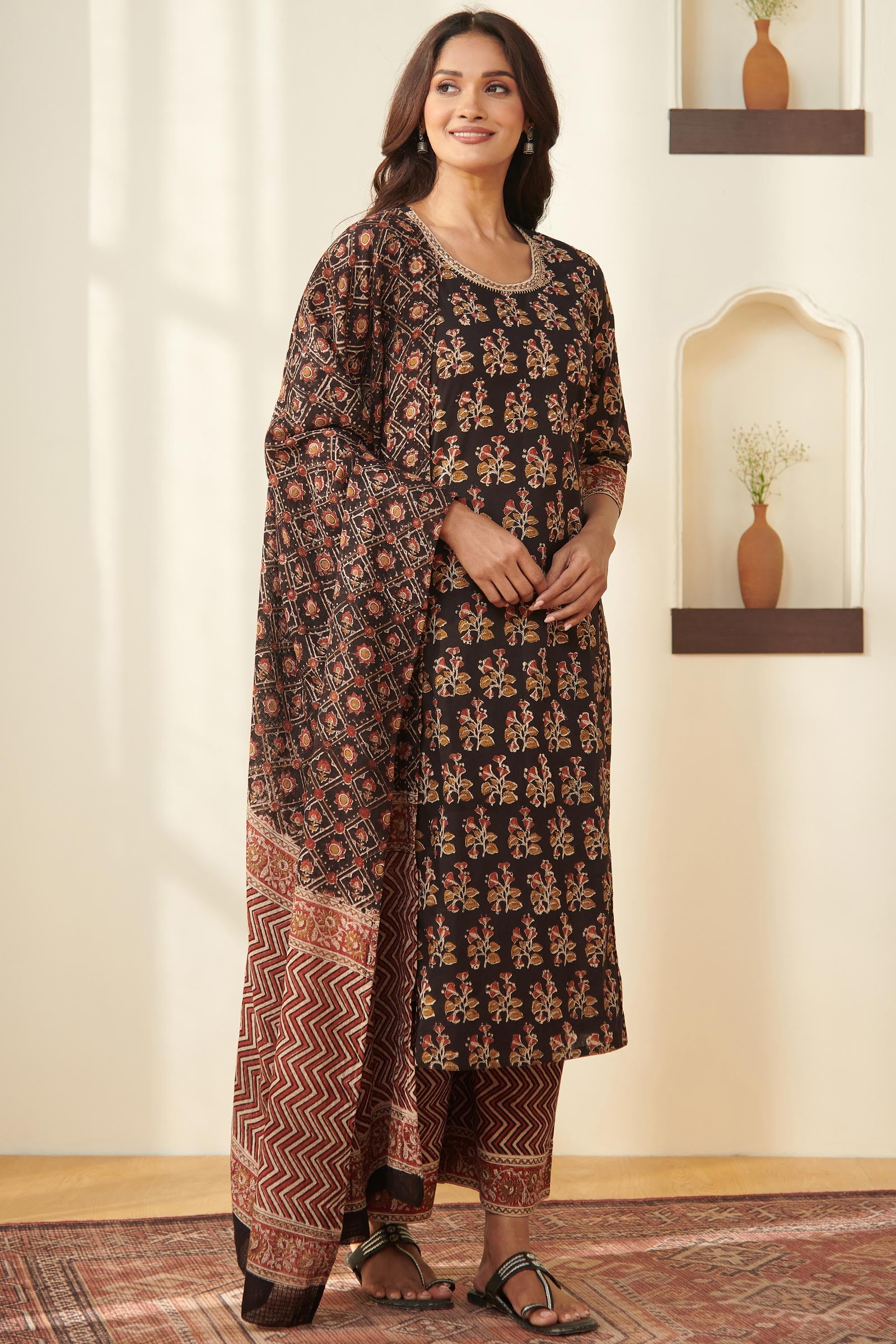 Sehra Yasmine Bagru Kurta