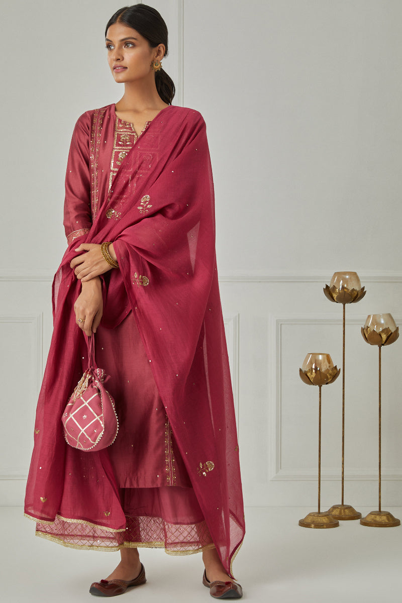Sanaa Sahira Chanderi Kurta