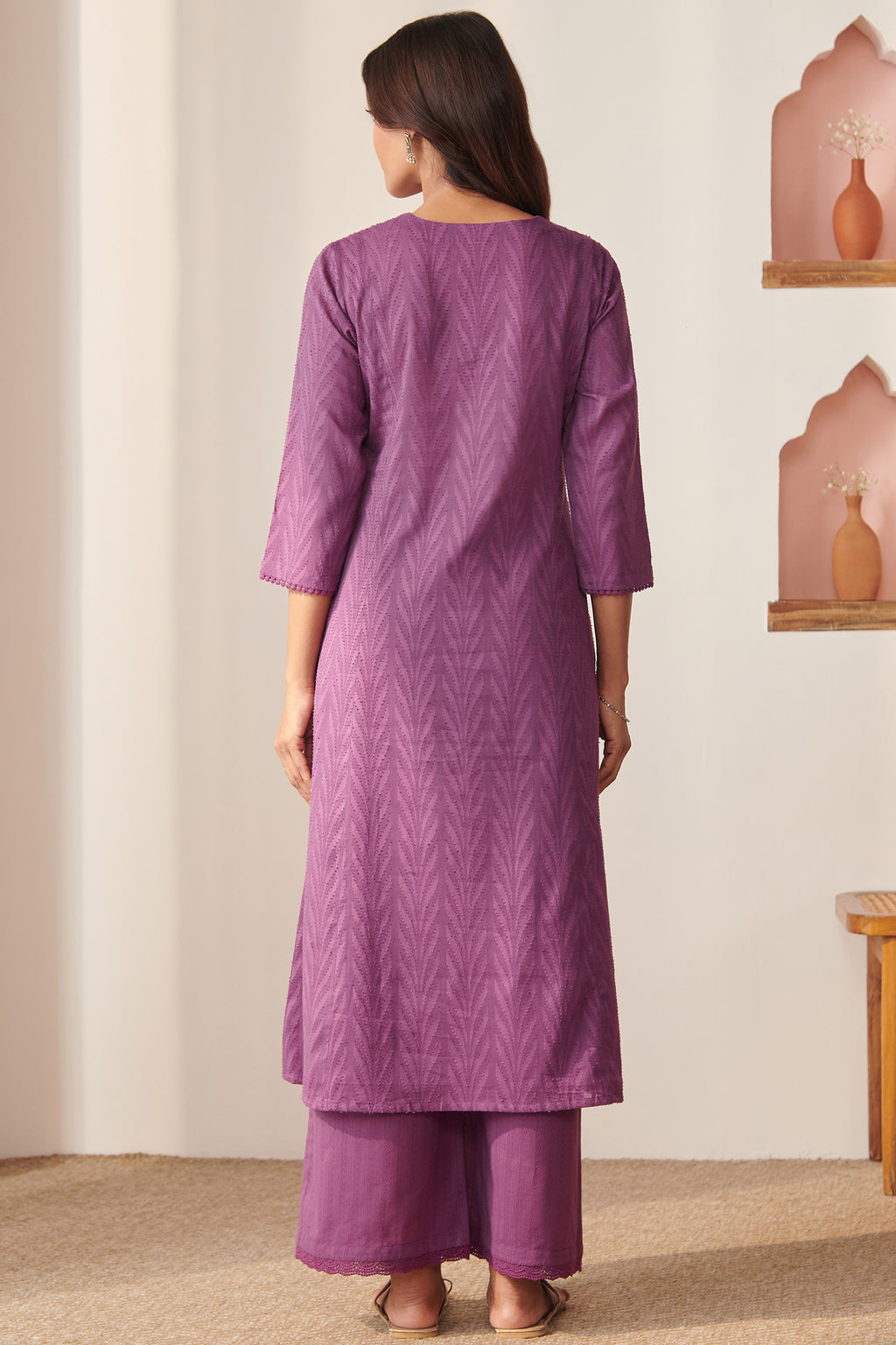 Roza Aasma Mauve Kurta