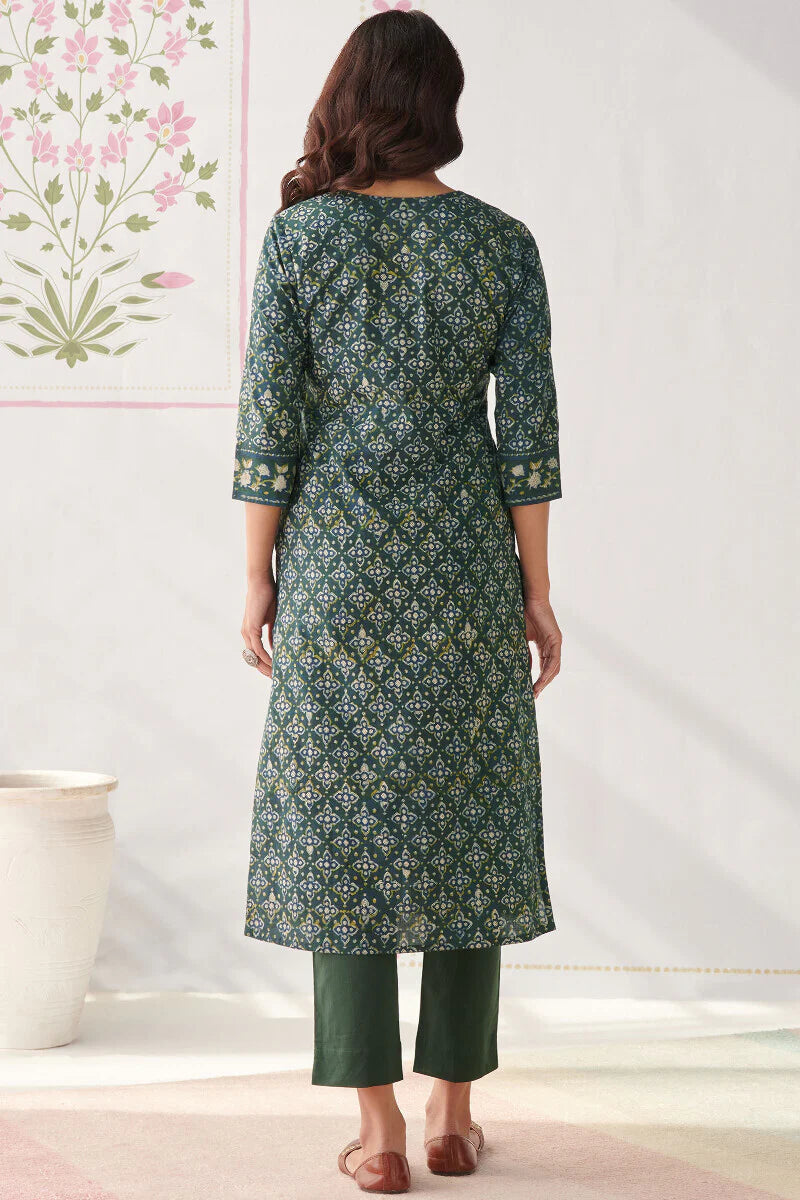 Sehra Mahreen Bagru Kurta