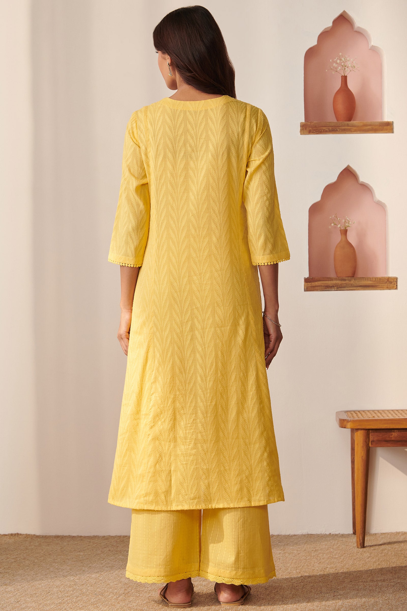 Roza Darya Daffodil Yellow Kurta