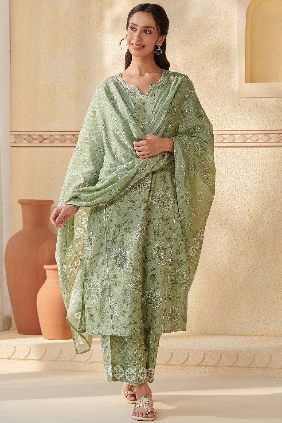 Gauhar Shireen Sanganeri Kurta