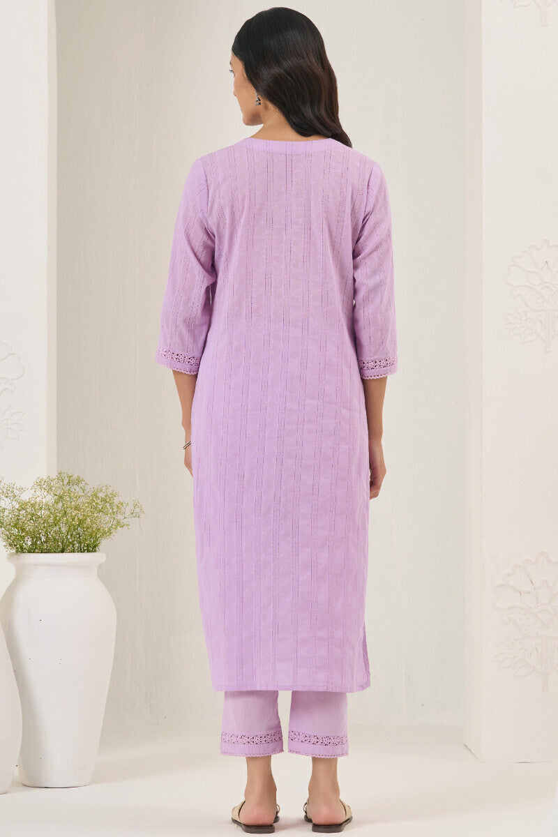 Roza Seher Lilac Kurta