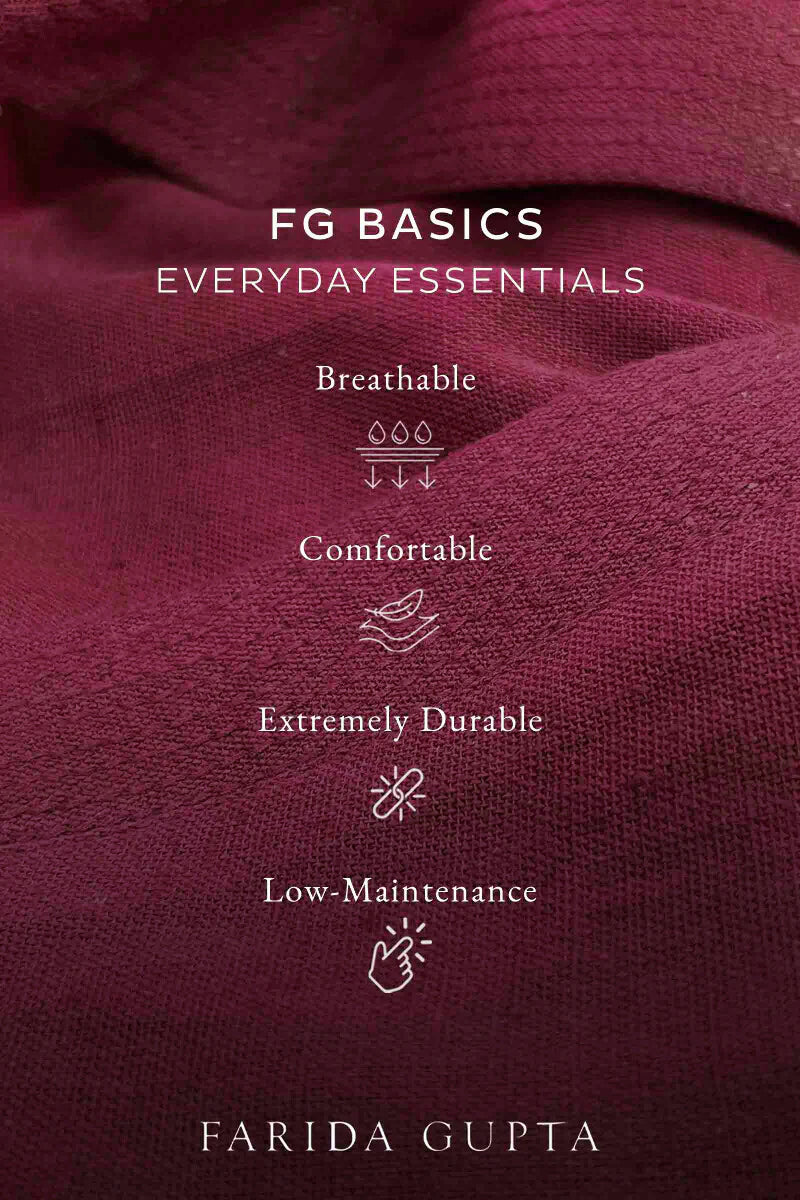 Surplus: Roza Seher Raspberry Pink Kurta