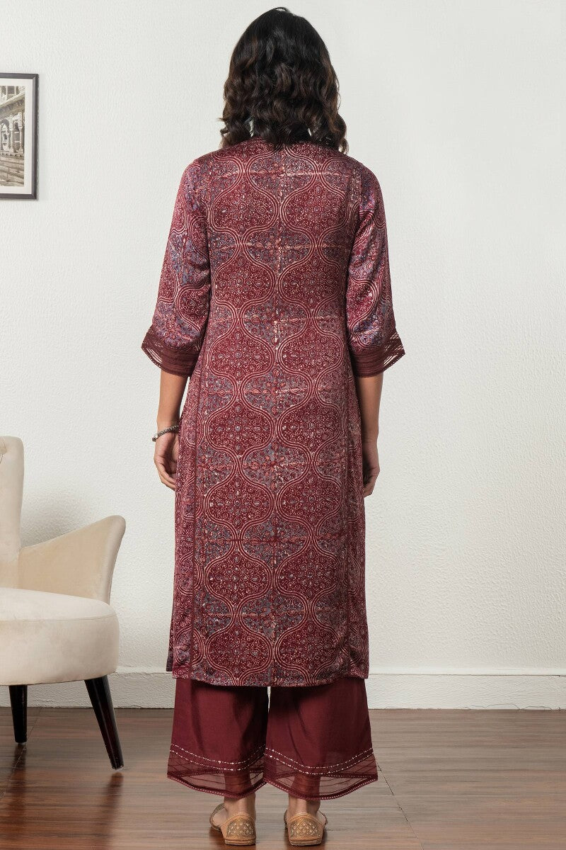 Zubeida Sareen Ajrak Modal Kurta