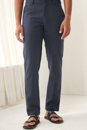 Zaid Zafar Blue Handloom Pants