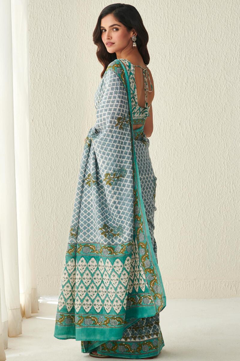 Nasrine Mehnaz Sanganeri Saree