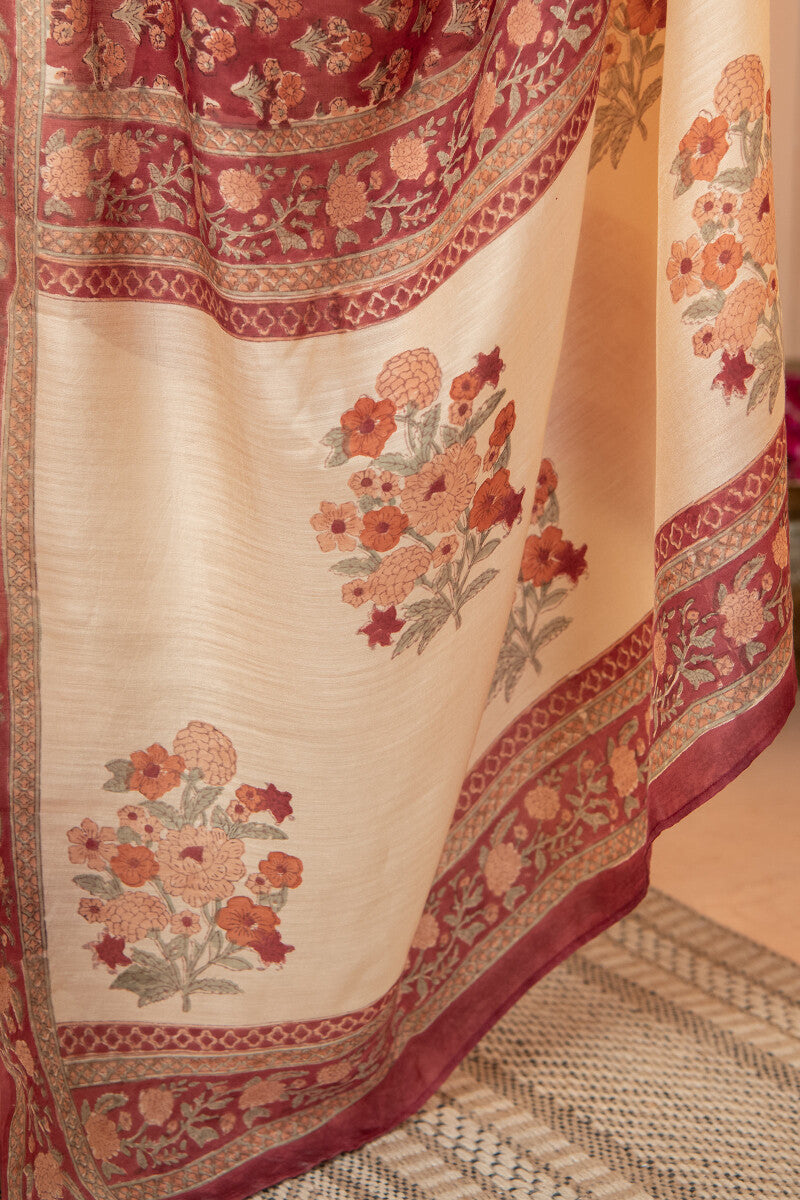 Nasrine Faizah Sanganeri Saree