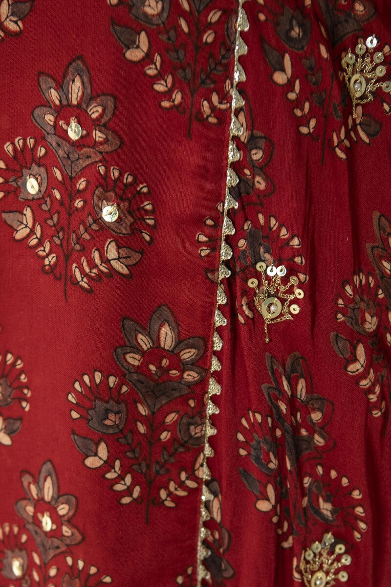 Zubeida Jahanzeb Ajrak Modal Kurta