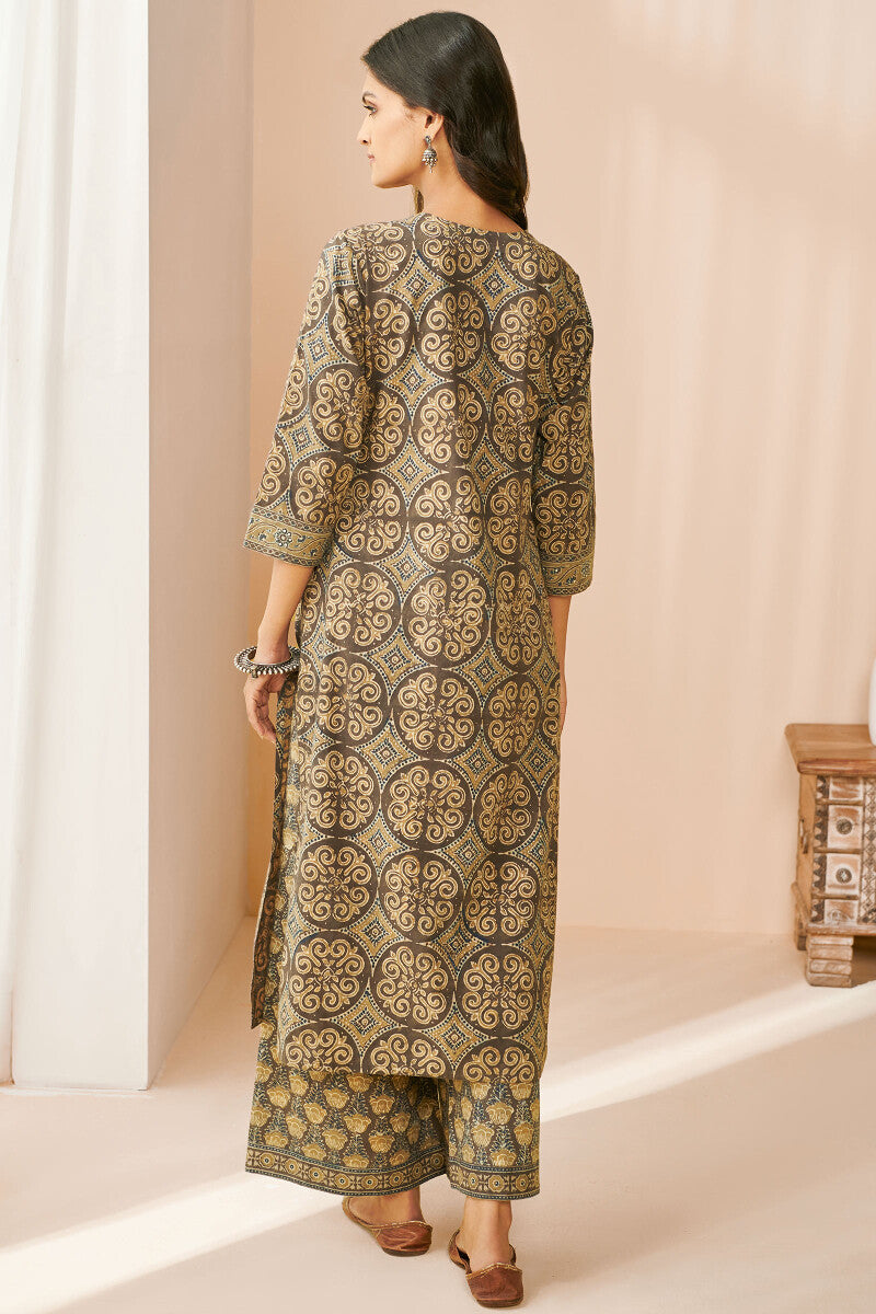 Sehra Maya Ajrak Kurta