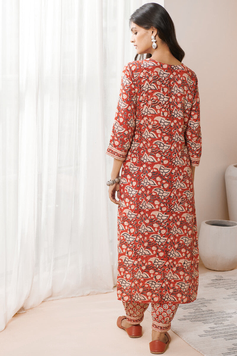 Sehra Darya Bagru Kurta