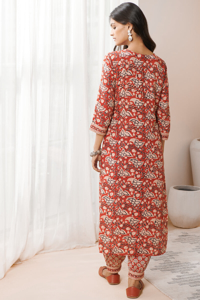 Sehra Darya Bagru Kurta