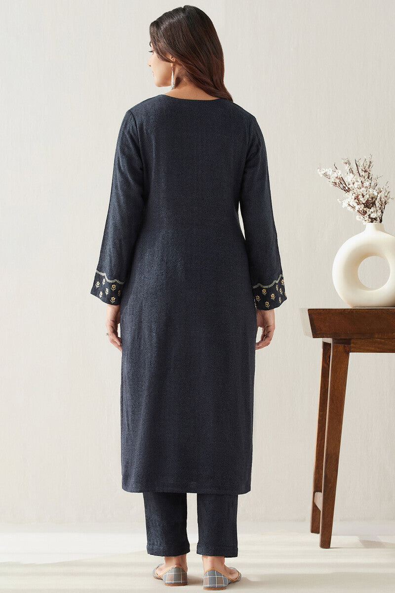 Naadirah Farheen Faux Wool Handloom Kurta