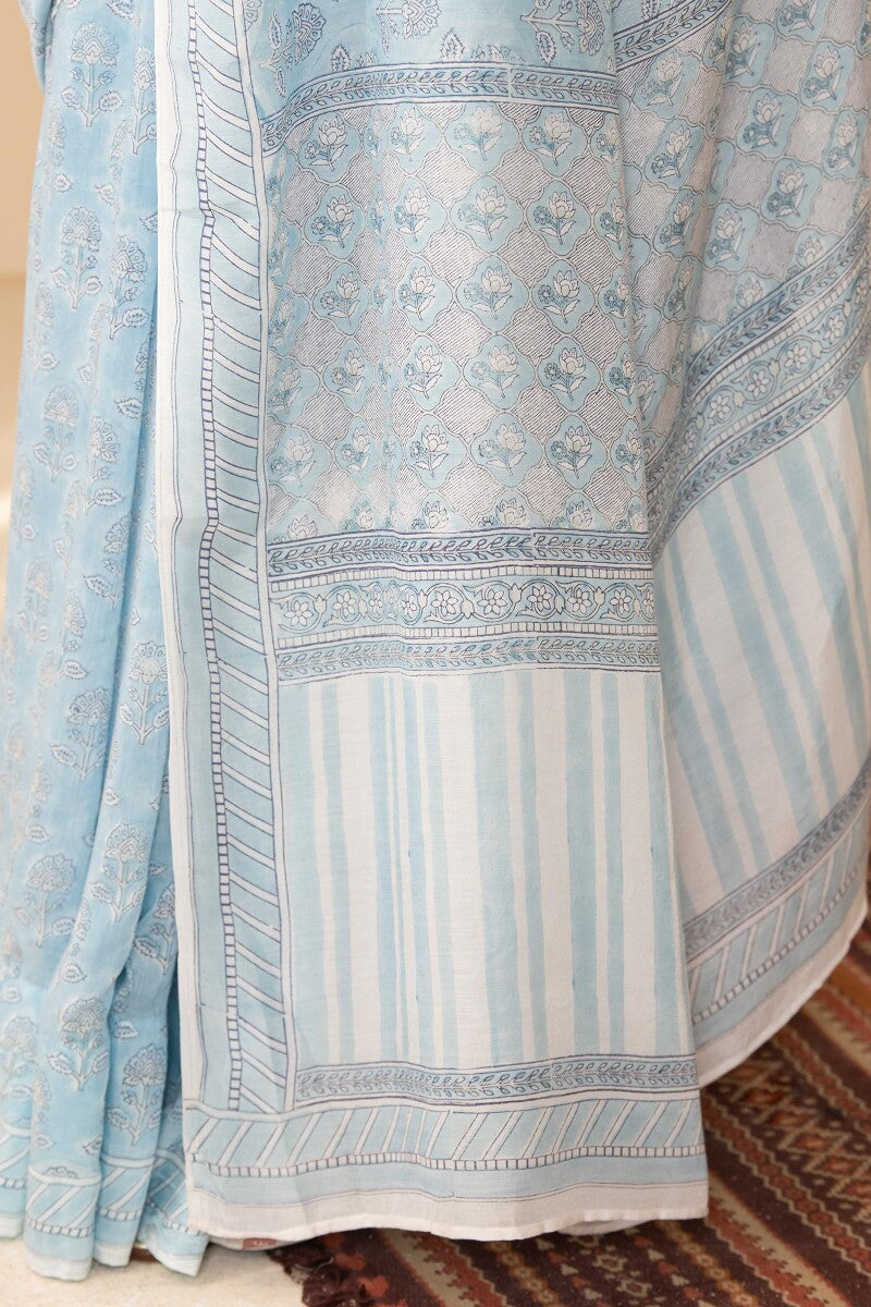 Shirin Suhana Sanganeri Cotton Silk Saree