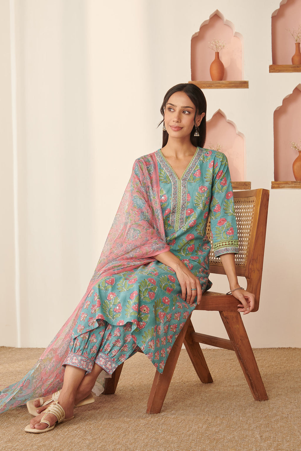 Gulbarg Armin Sanganeri Kurta