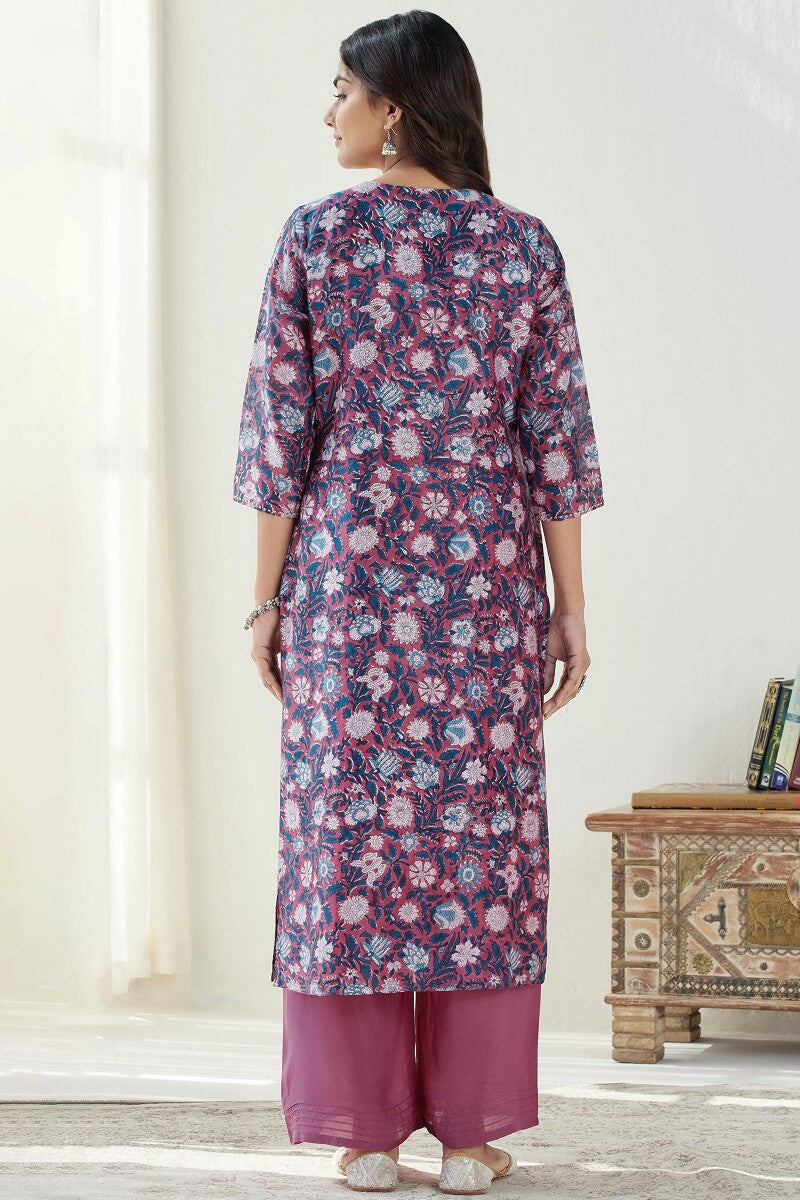 Gauhar Nazma Sanganeri Chanderi Kurta