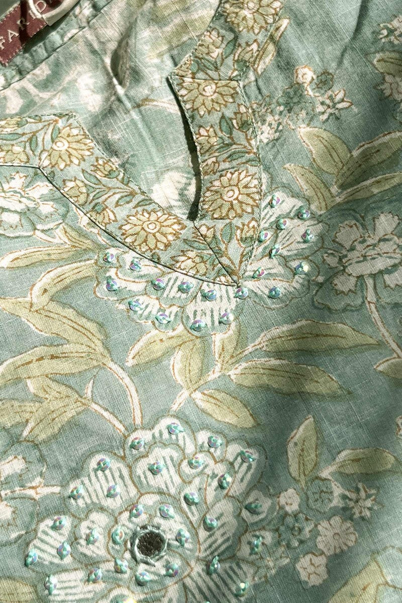 Gulshan Bagh Aliza Sanganeri Kurta