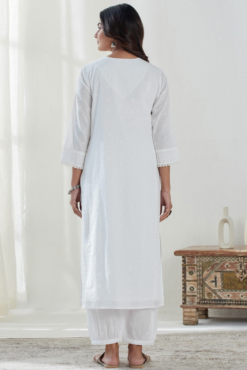 Raahat Jia Schiffli Kurta