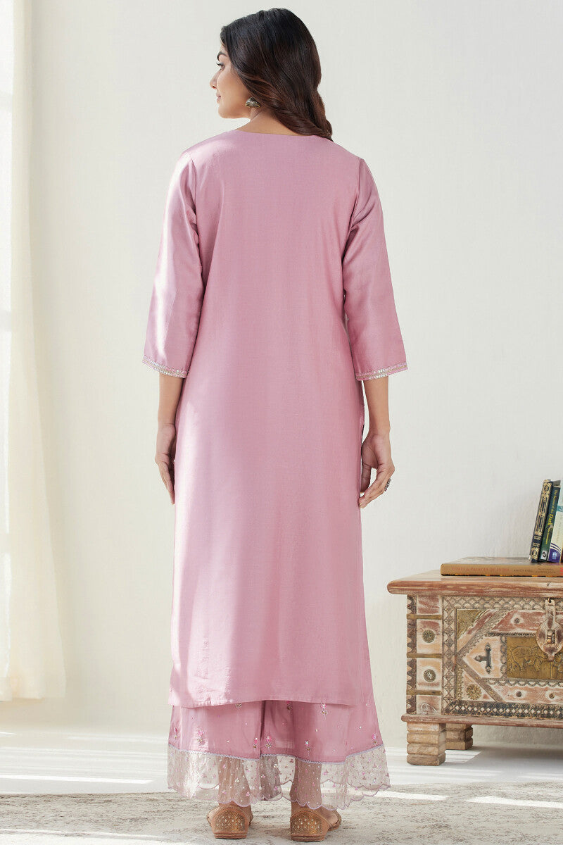 Gauhar Maira Lavender Chanderi Kurta