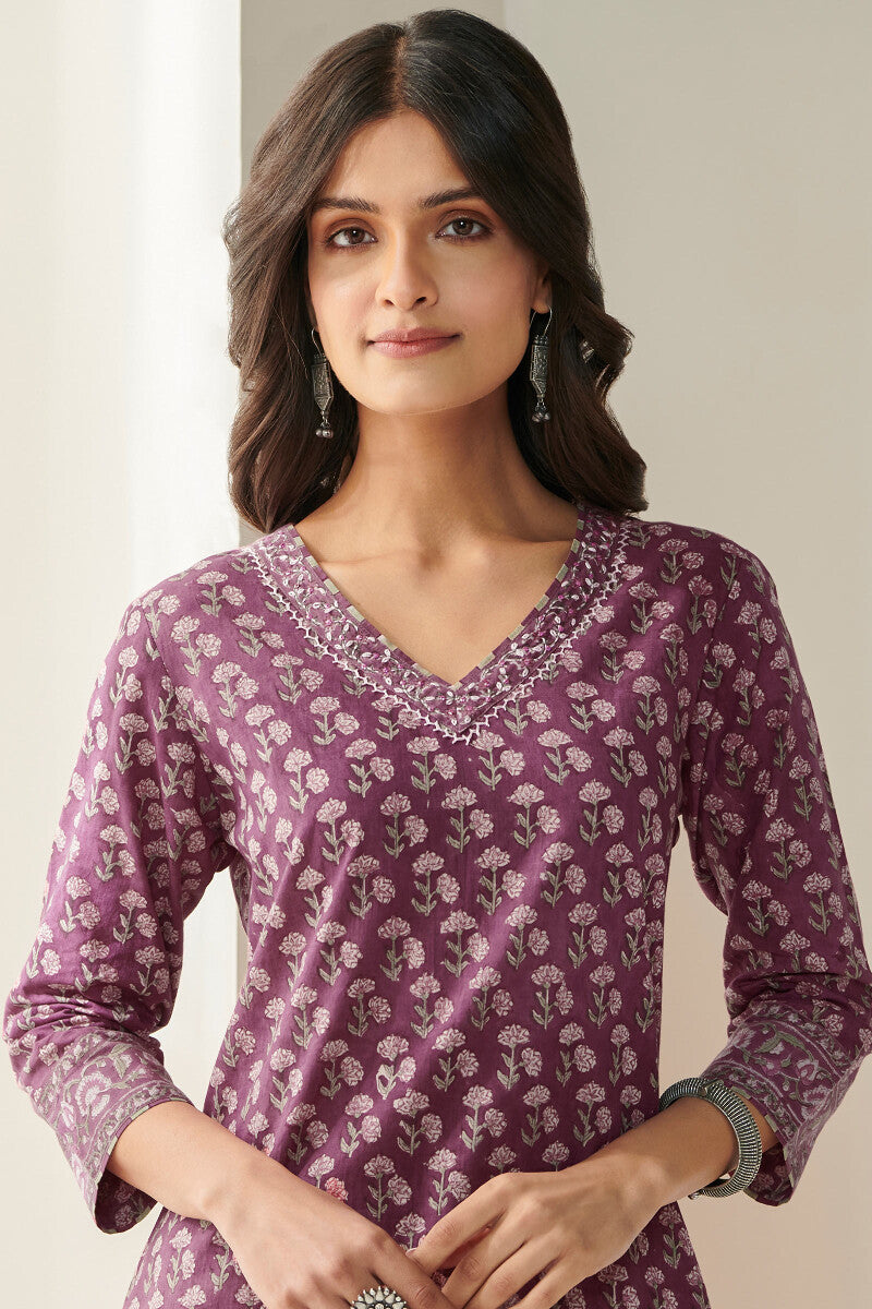 Nasrine Rabiah Sanganeri Kurta