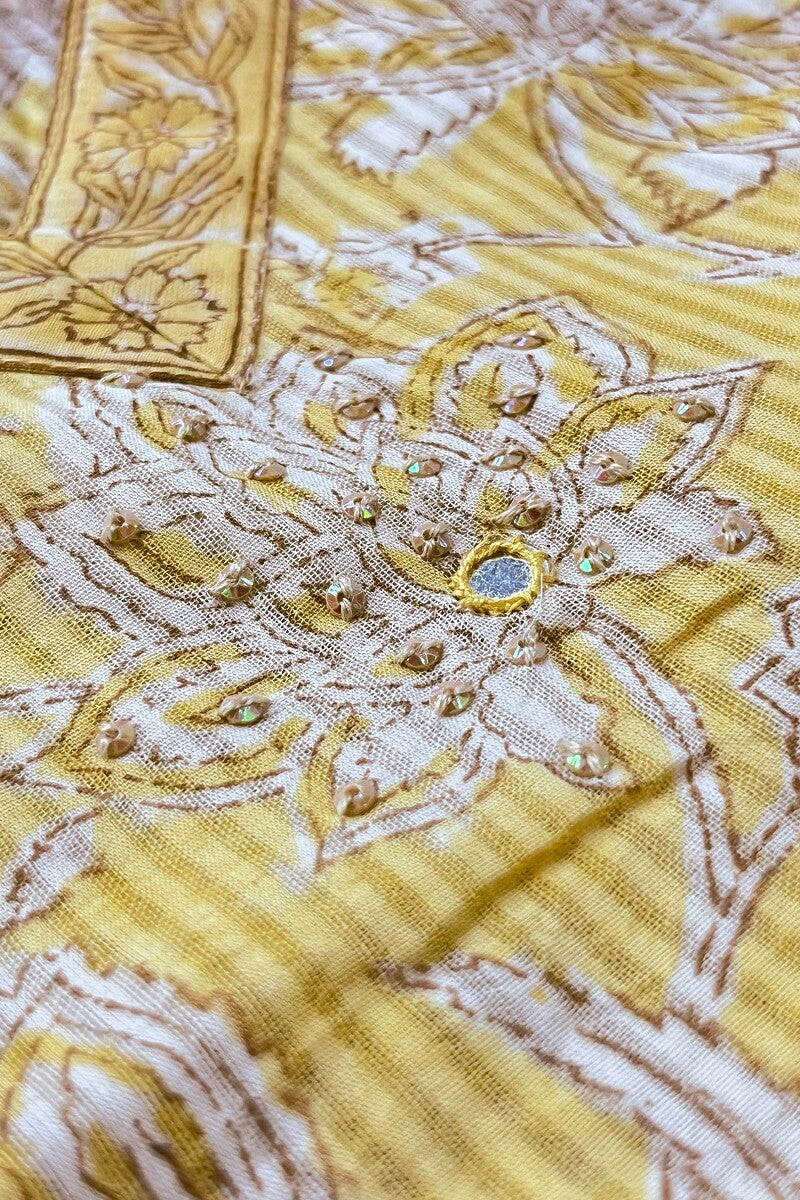 Isfahan Ferhia Sanganeri Kurta