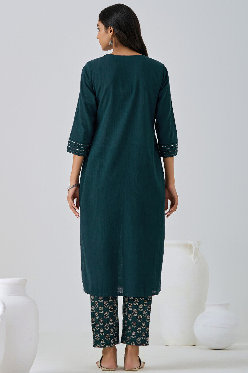 Roza Jannat Dark Blue Kurta