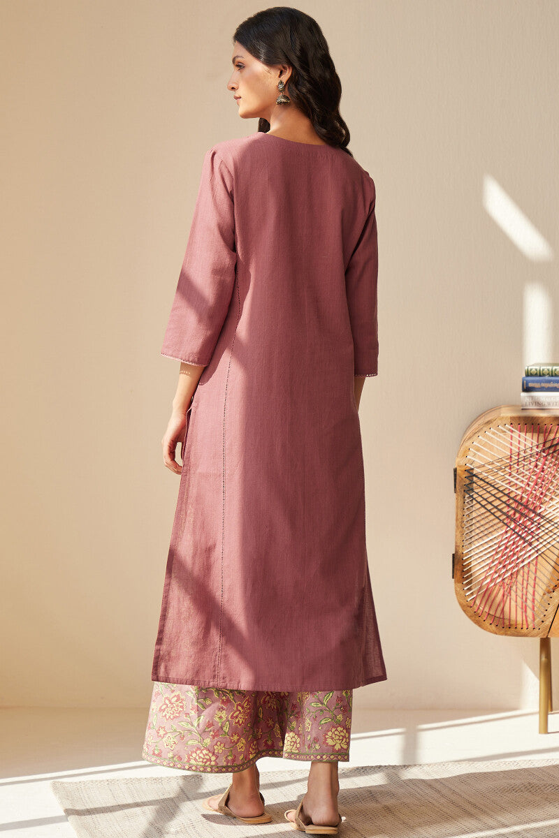Roza Seher Mauve Kurta