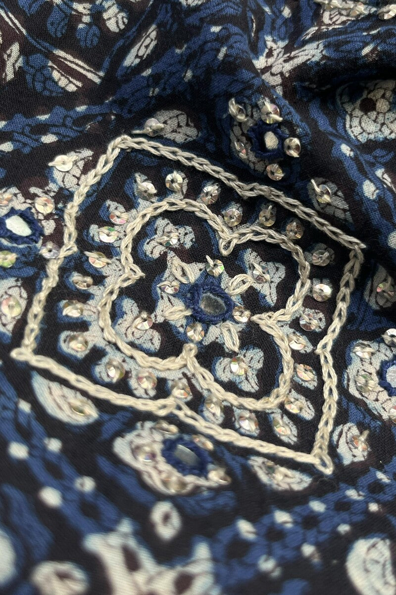 Sehra Saima Bagru Kurta