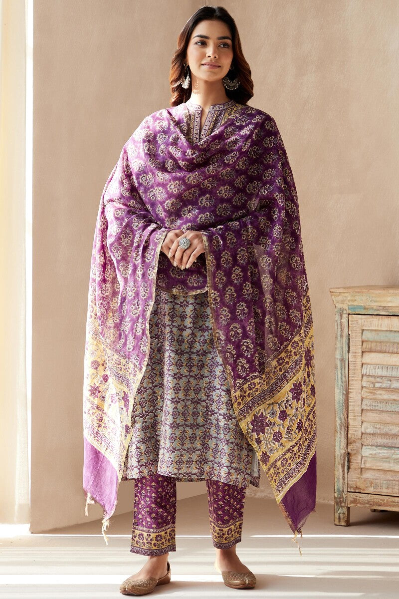 Mehrunissa Jasmin Chanderi Kurta