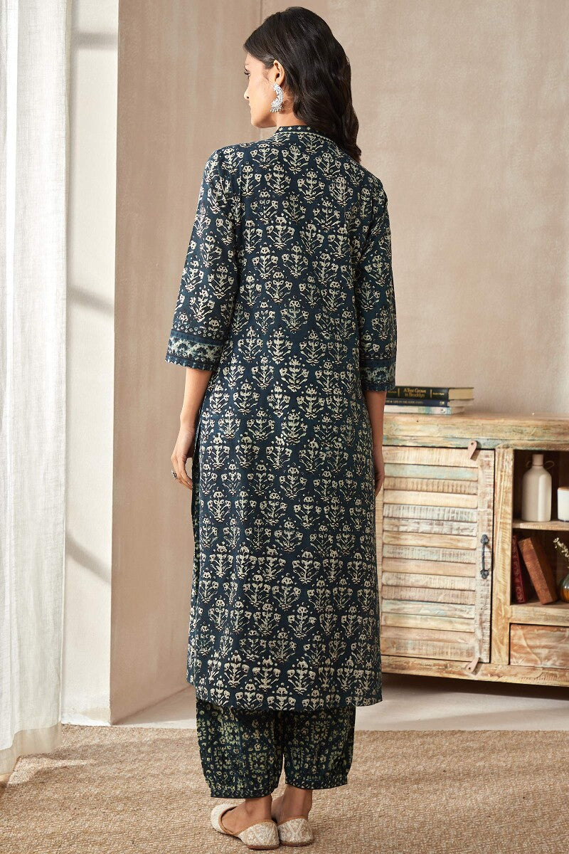 Sehra Zoya Bagru Kurta