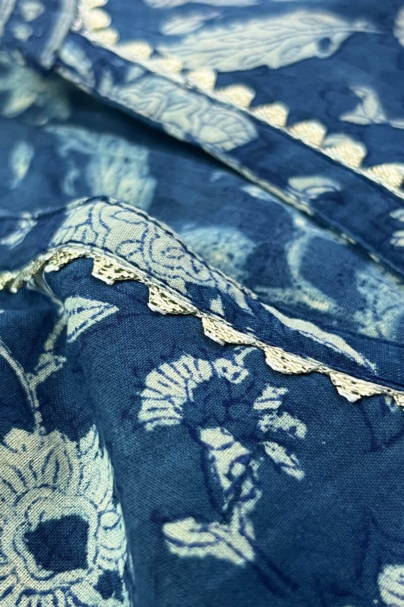 Sehra Shirin Indigo Kurta